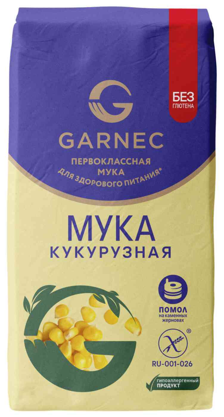 Мука кукурузная Garnec без глютена