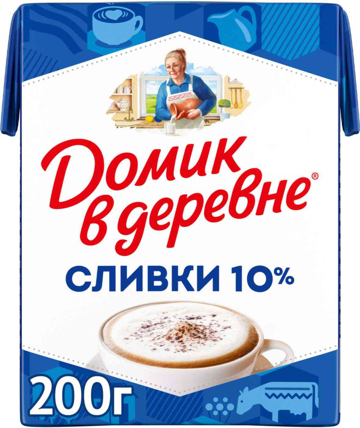 Сливки Домик в деревне 10%
