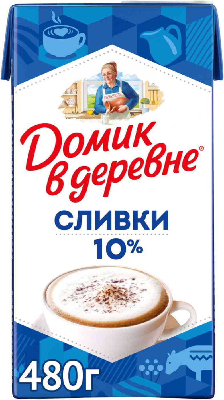 Сливки Домик в деревне 10%