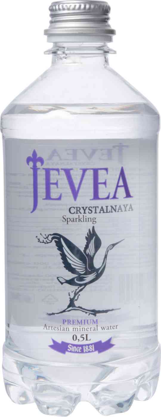Вода артезианская Jevea кристальная premium газированная