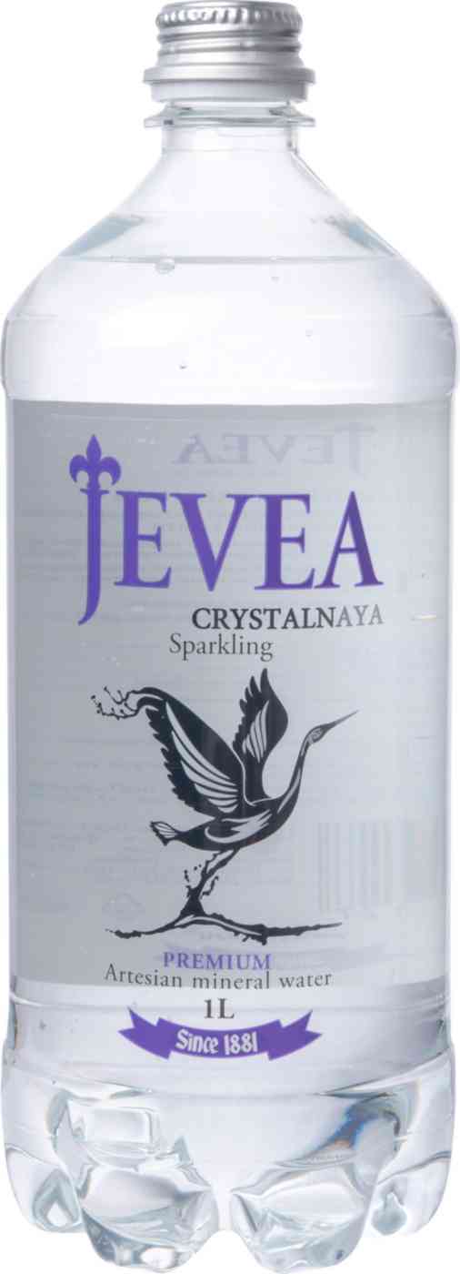 Вода артезианская Jevea кристальная premium газированная