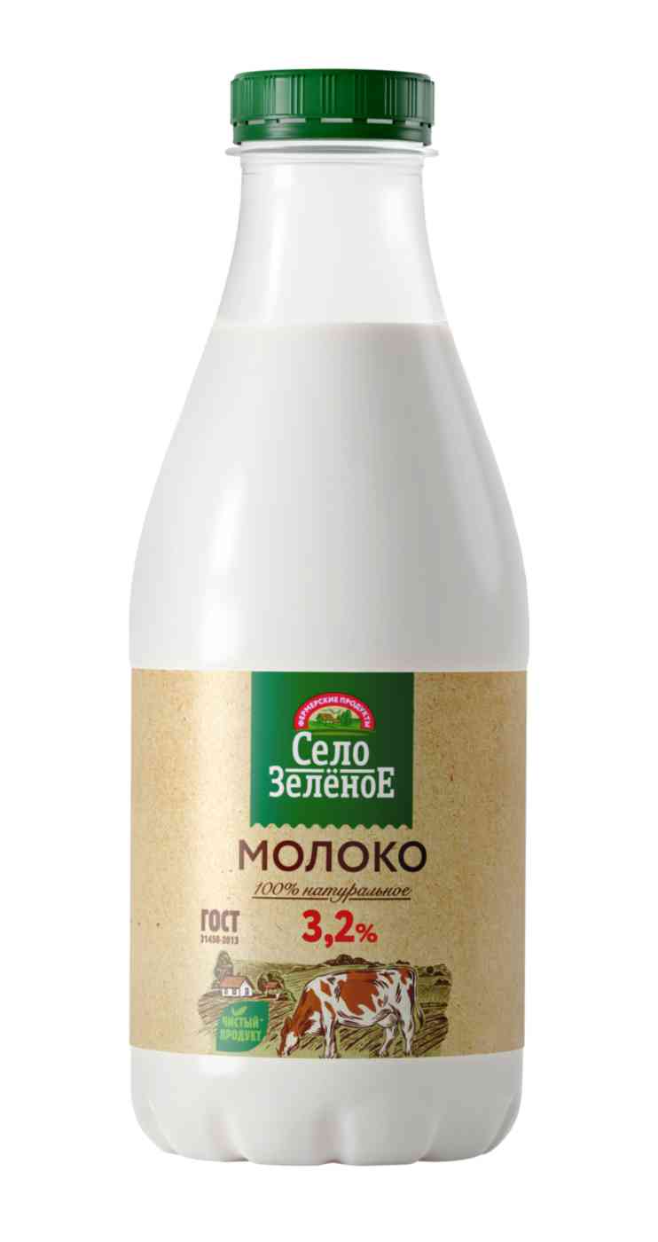 Молоко Село Зелёное 3,2%