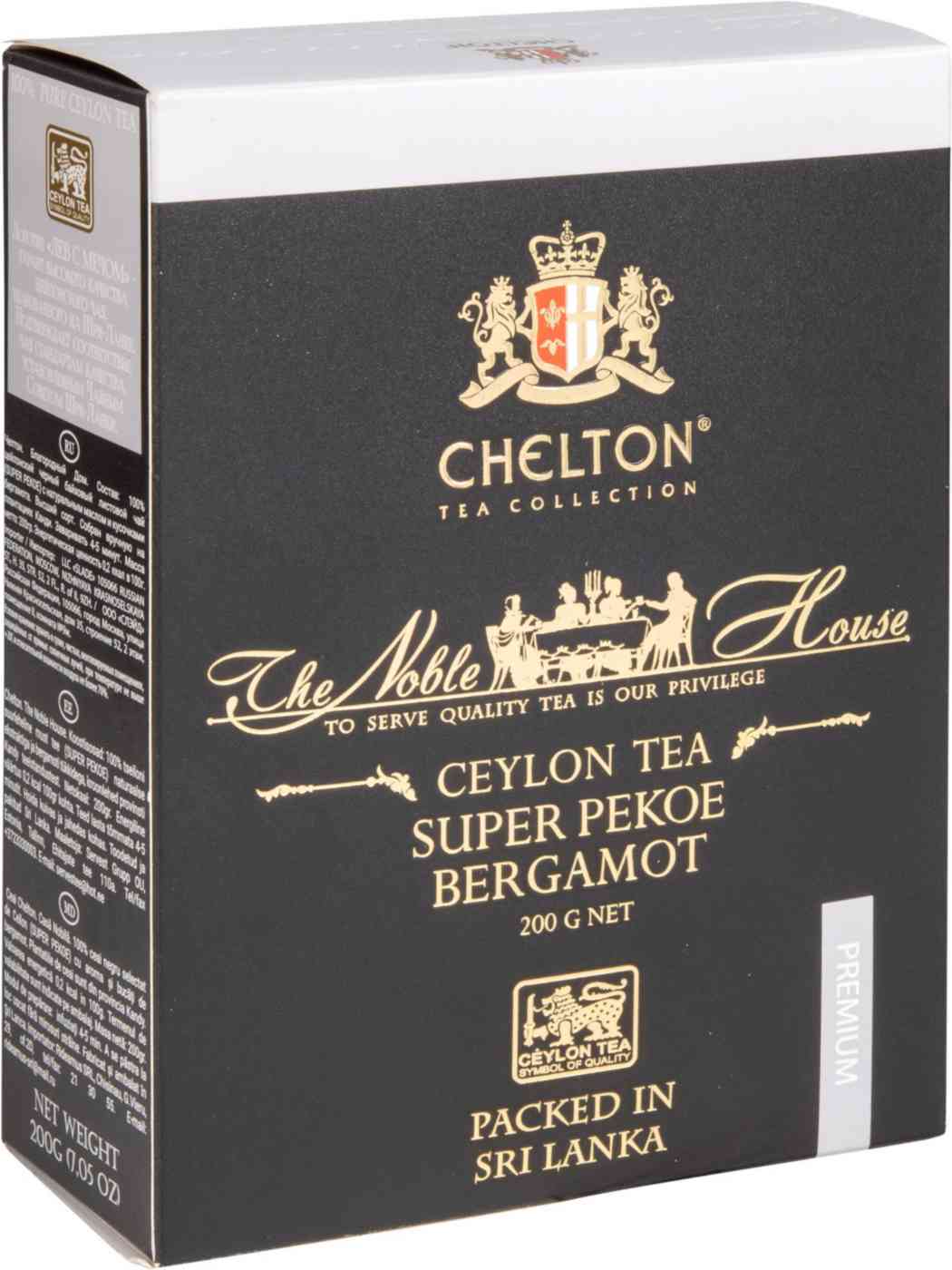 Чай чёрный Chelton Благородный дом Super Pekoe Bergamot