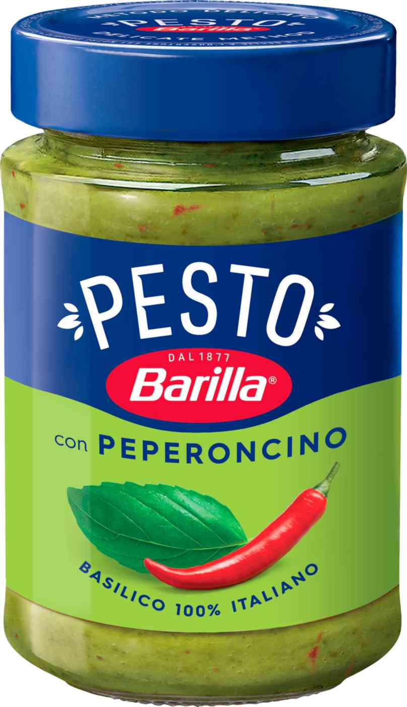 Соус Barilla Песто Пеперончино с базиликом и перцем чили