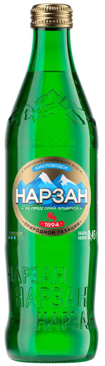 Вода минеральная Нарзан природной газации