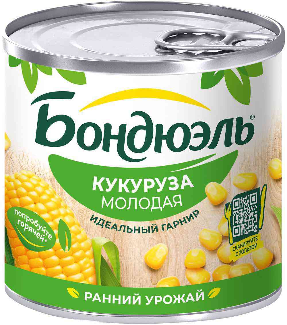 Кукуруза молодая Бондюэль без сахара
