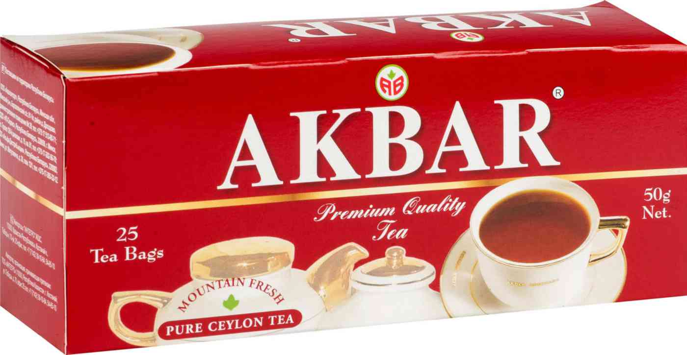 Чай чёрный Akbar Pure ceylon tea