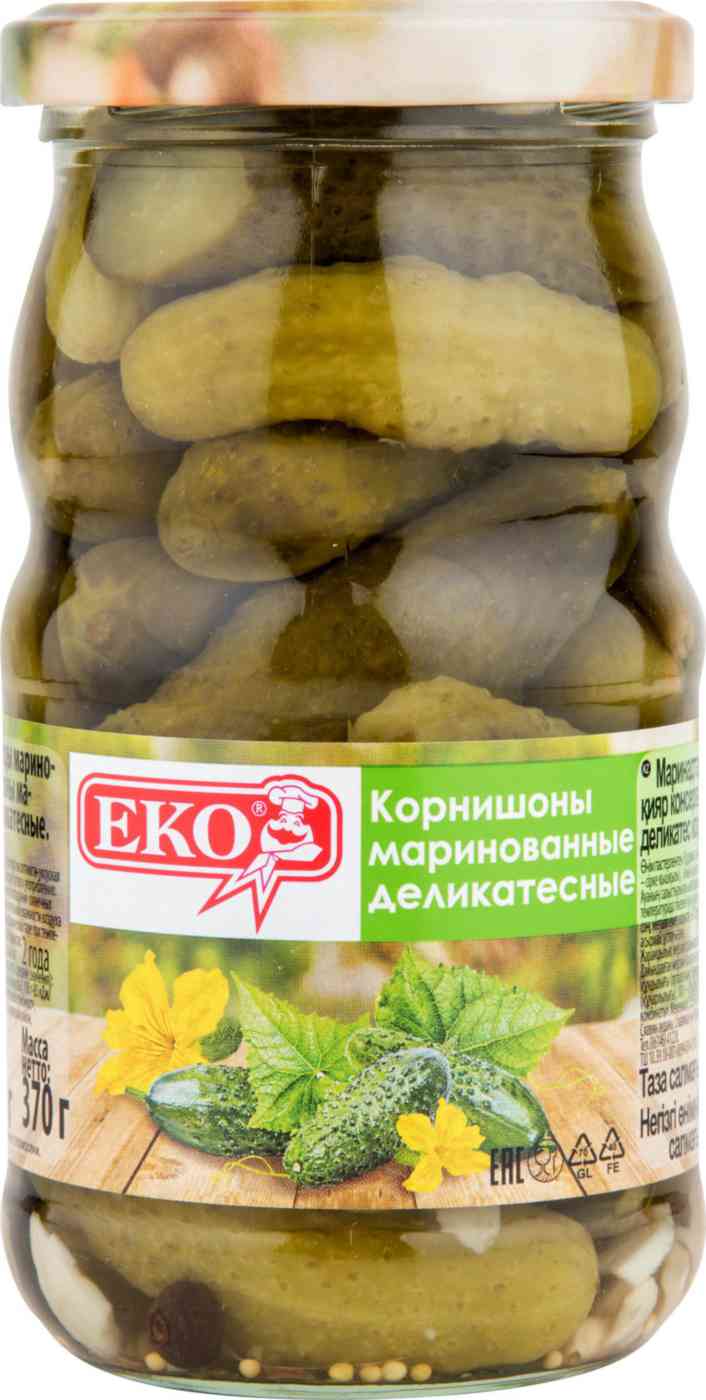 Корнишоны маринованные деликатесные Eko