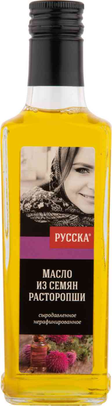 Масло из семян расторопши Русска нерафинированное