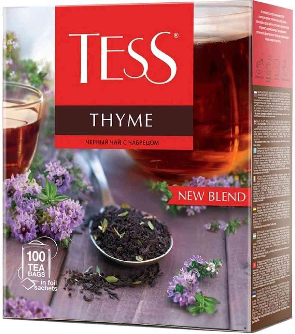 Чай чёрный Tess Thyme с чабрецом