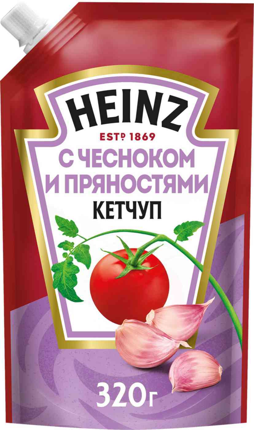 Кетчуп Heinz с чесноком и пряностями
