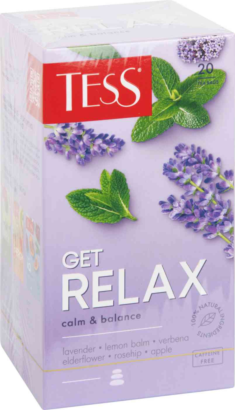 Чайный напиток Tess Get Relax с ароматом Бузины