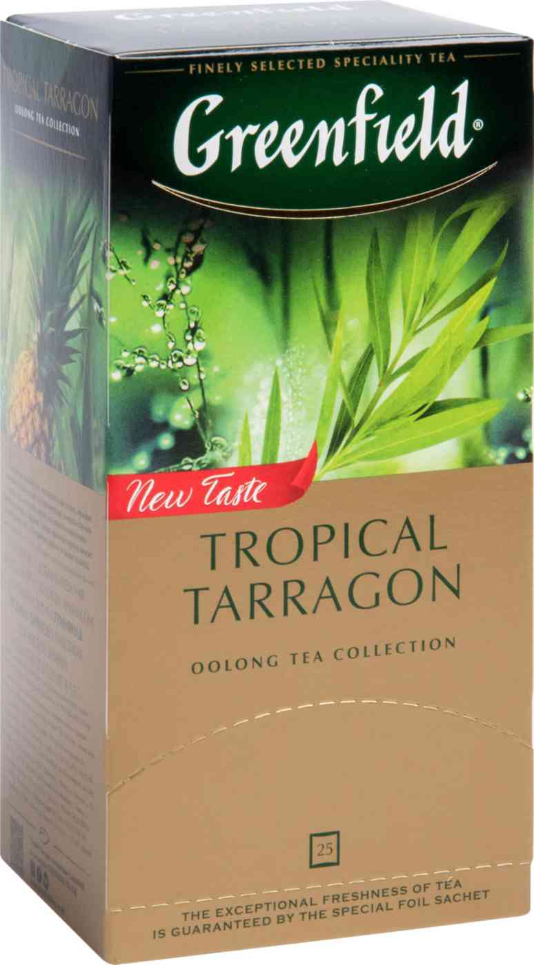 Чай зелёный оолонг Greenfield Tropical Tarragon с ароматом тархуна