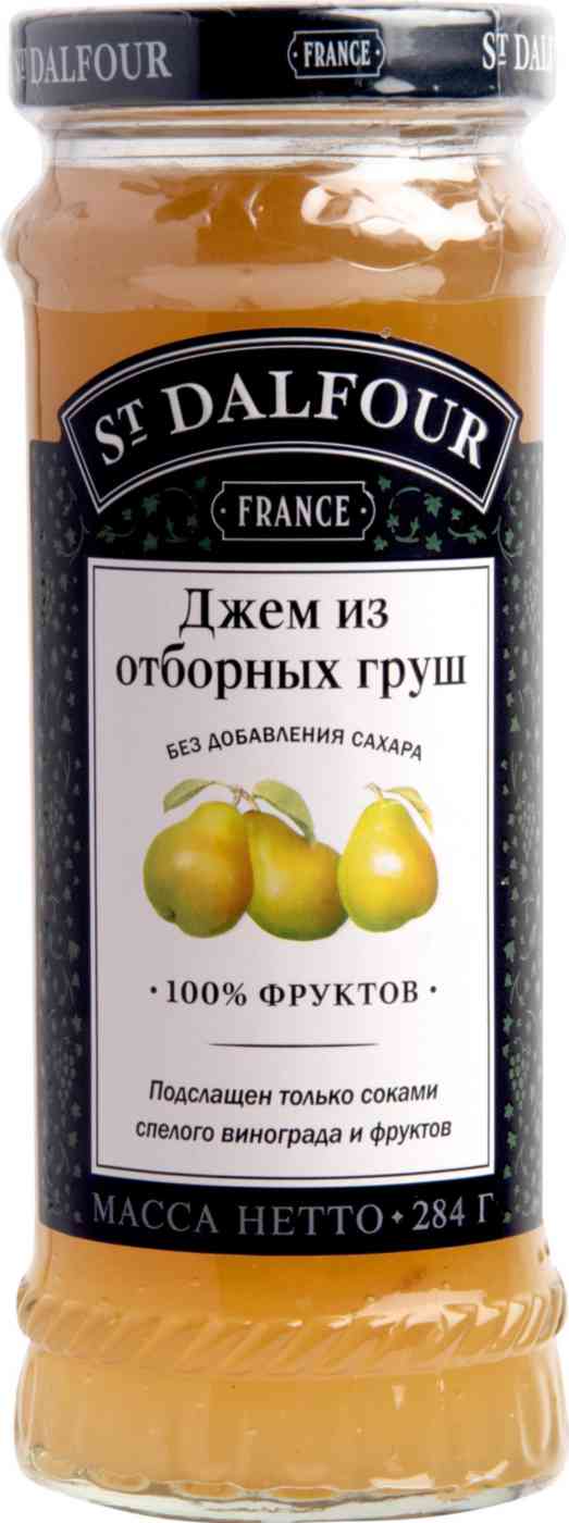 Джем St. Dalfour Отборные груши без сахара