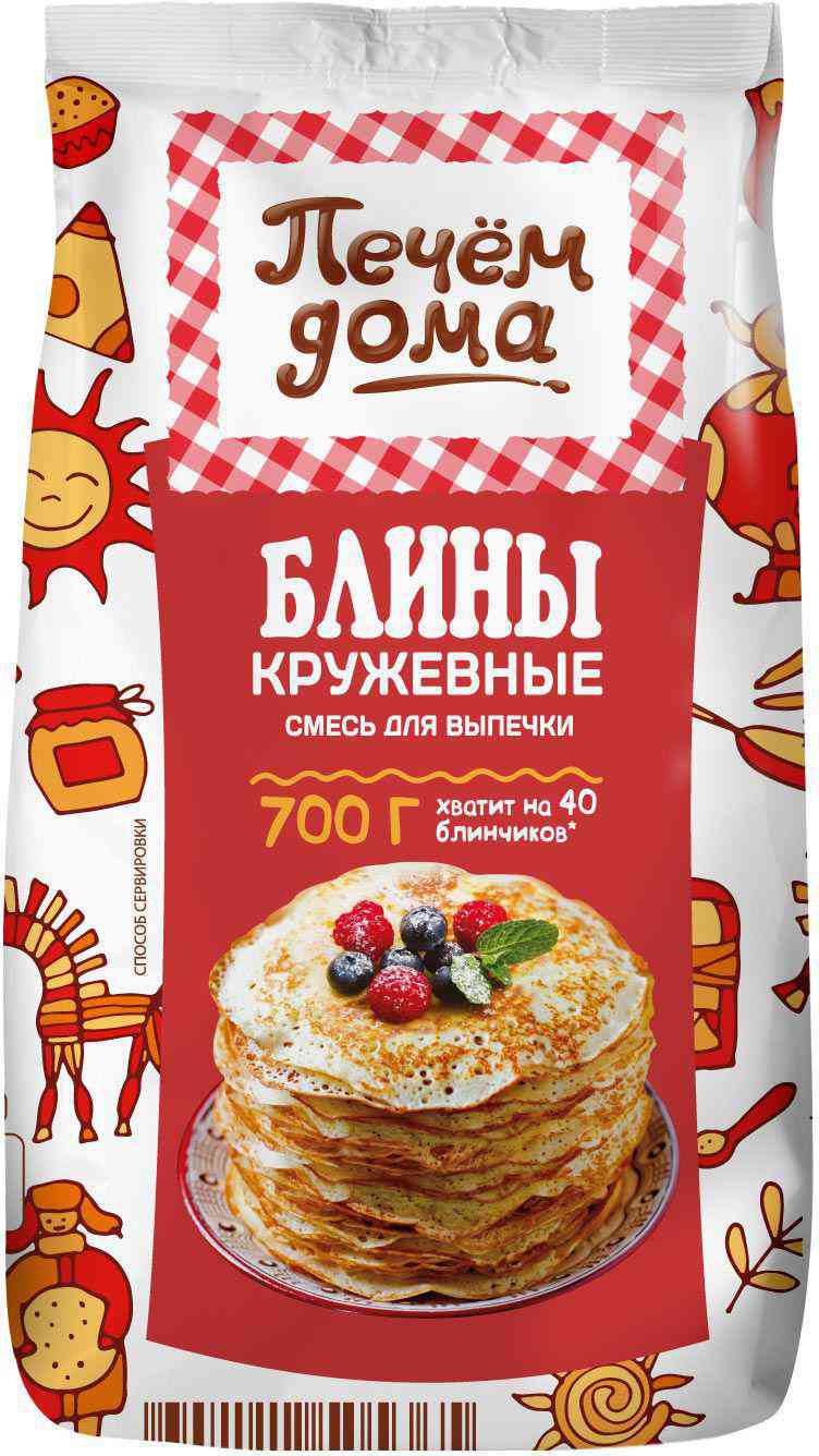 Смесь для выпечки Печём дома Блины кружевные