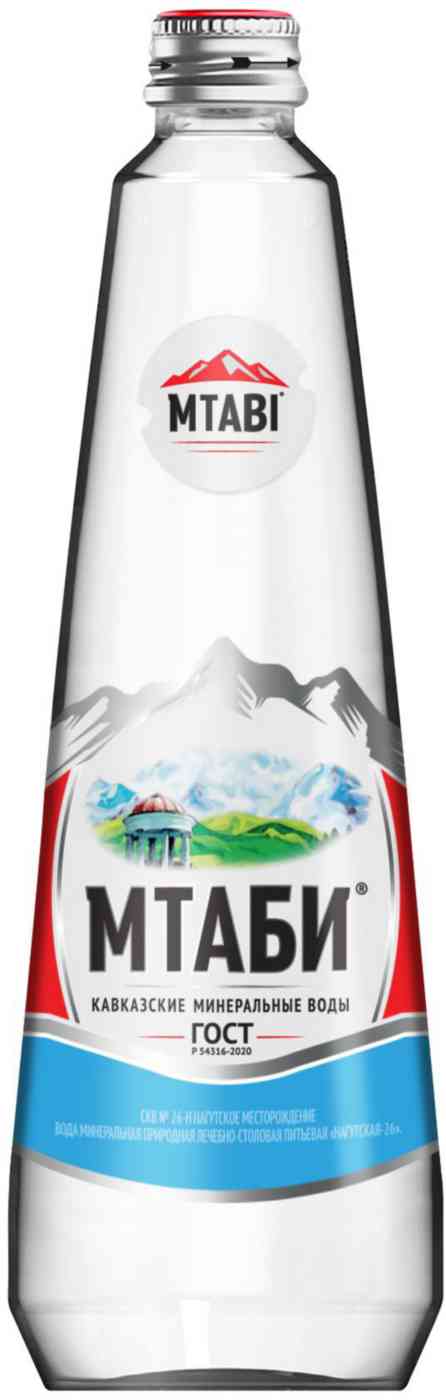 Вода минеральная Мтаби лечебно-столовая без газа