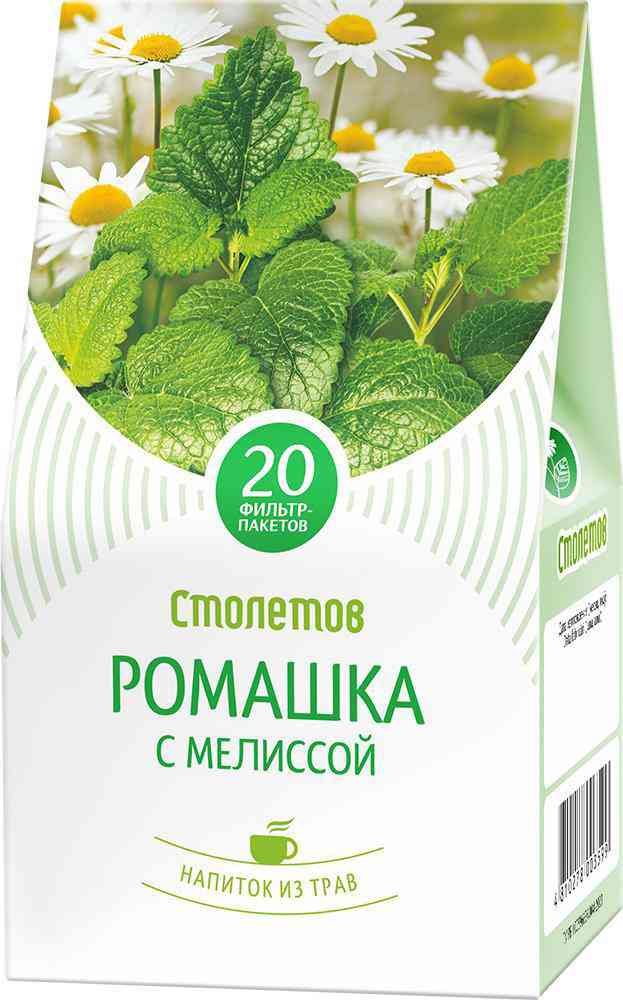 Чайный напиток Столетов Ромашка с мелиссой