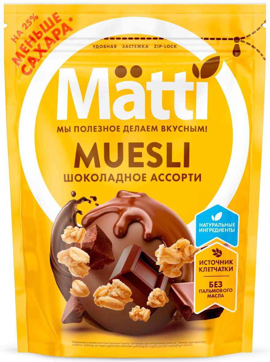 Мюсли Matti Шоколадное ассорти