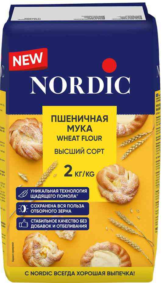Мука пшеничная Nordic высший сорт
