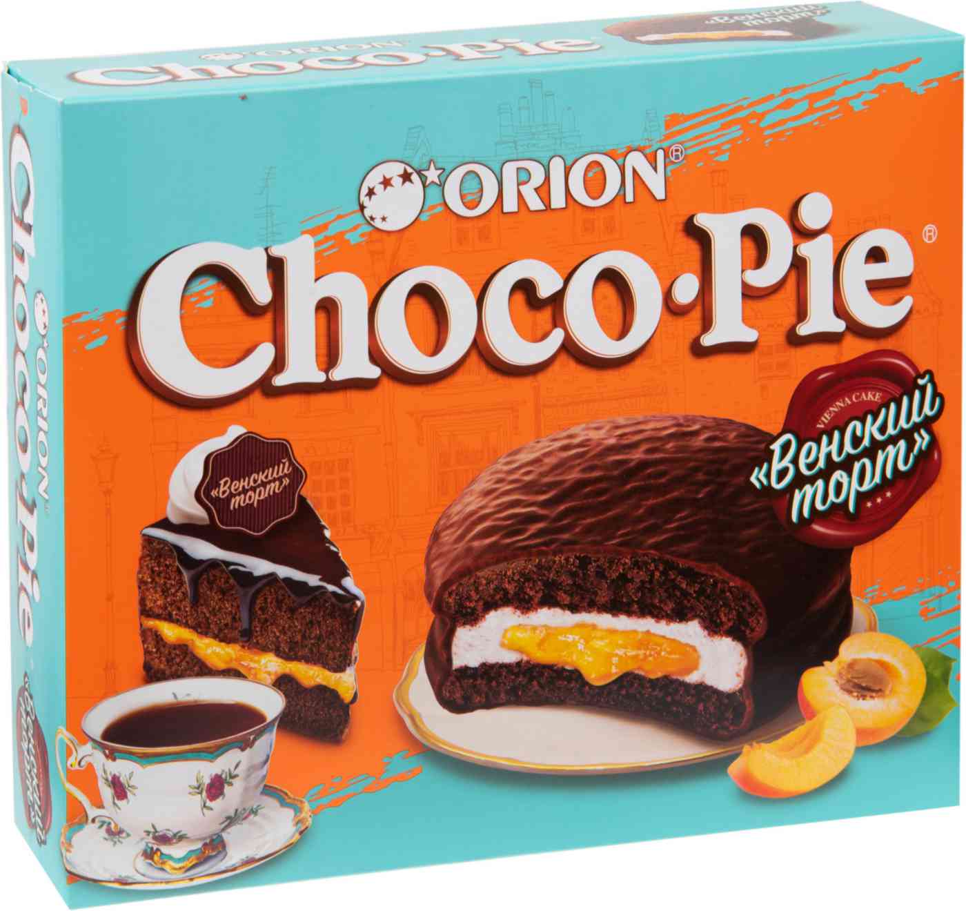 Пирожное бисквитное Orion Choco Pie Vienna Cake в глазури