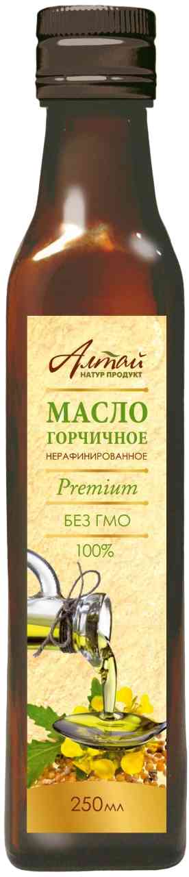 Масло горчичное Алтай натур продукт нерафинированное