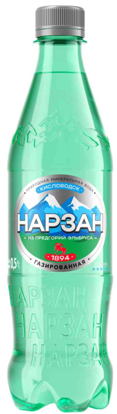 Вода минеральная Нарзан лечебно-столовая газированная