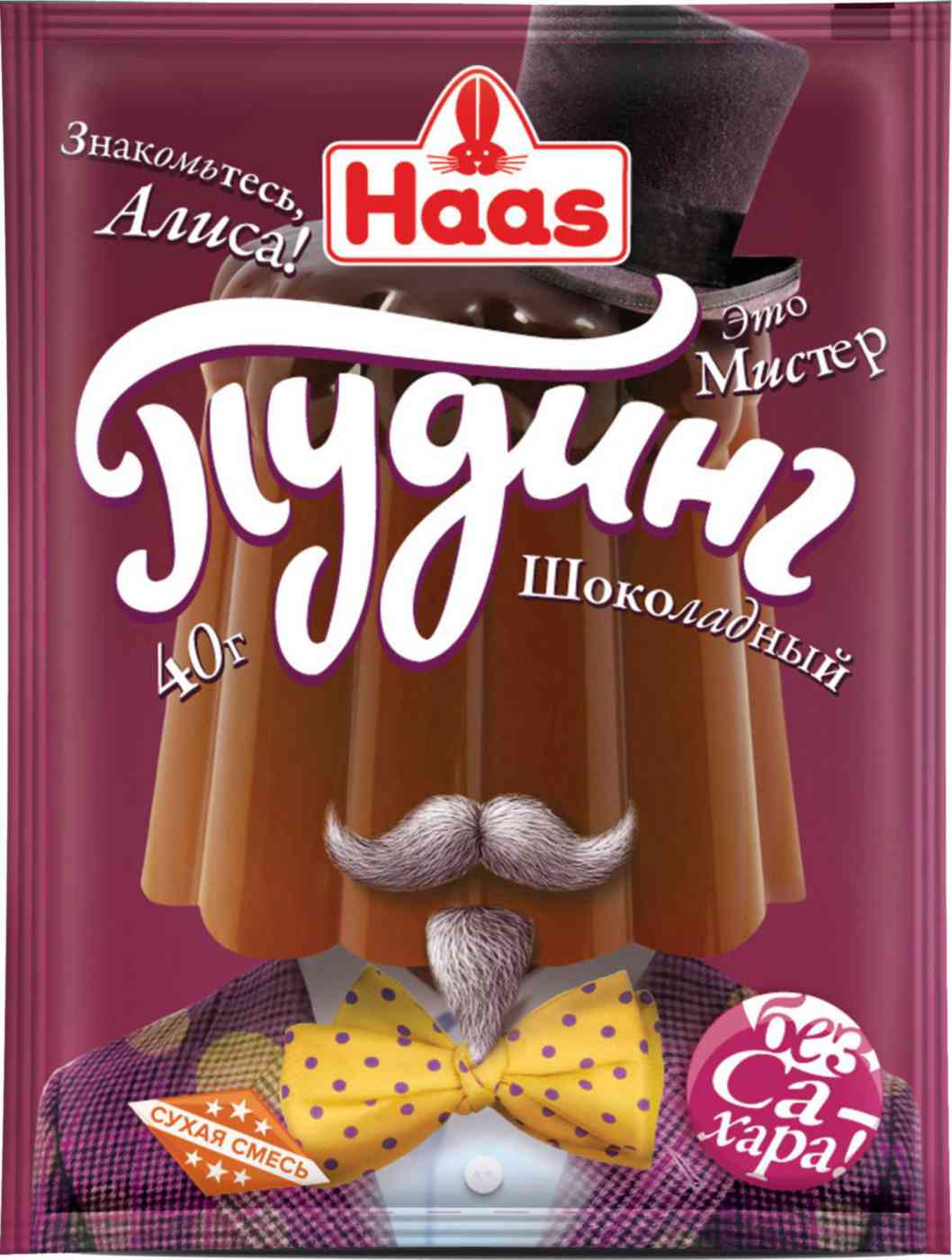 Смесь для пудинга Haas Шоколадный