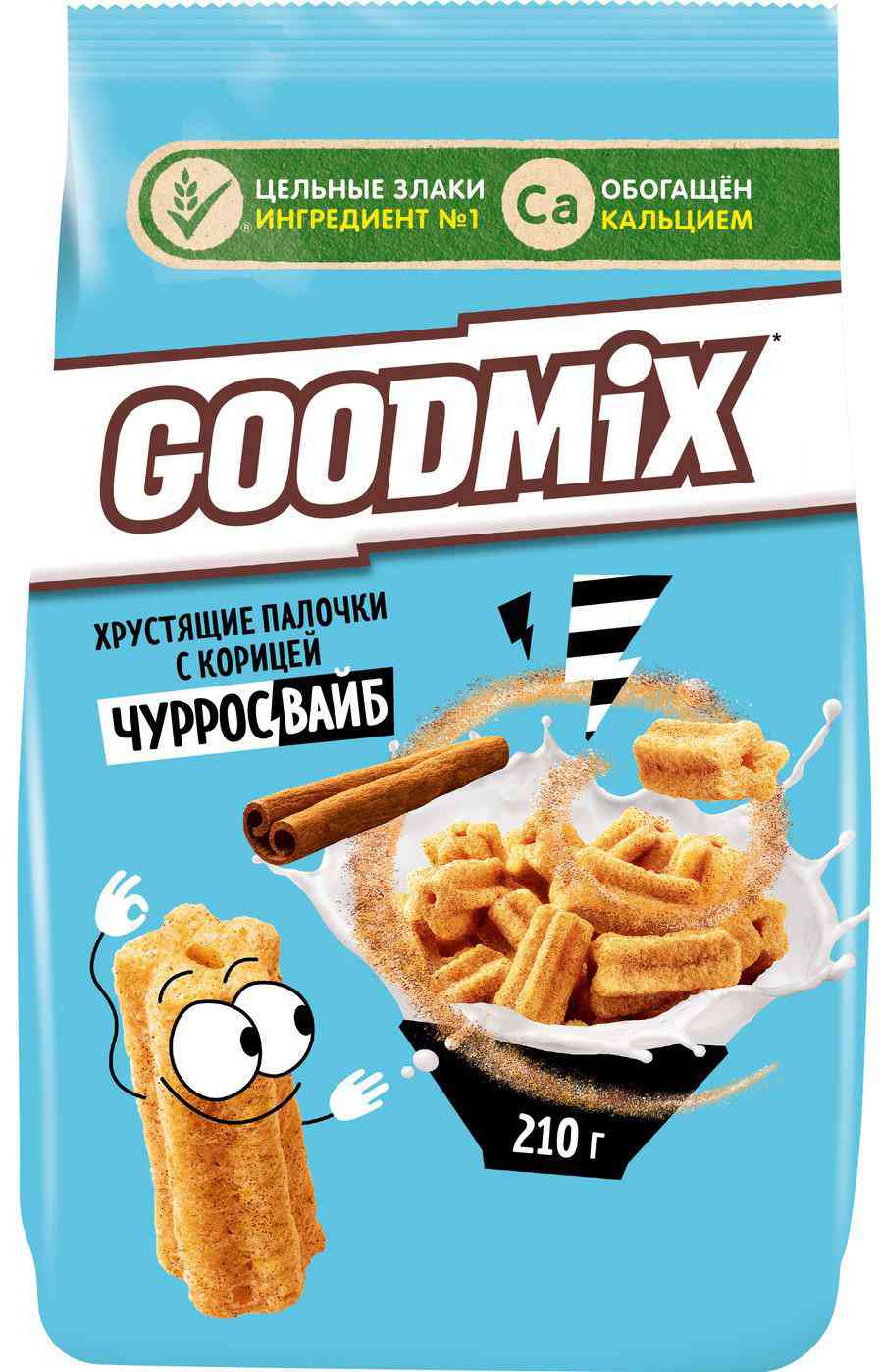 Готовый завтрак Goodmix Хрустящие палочки с корицей
