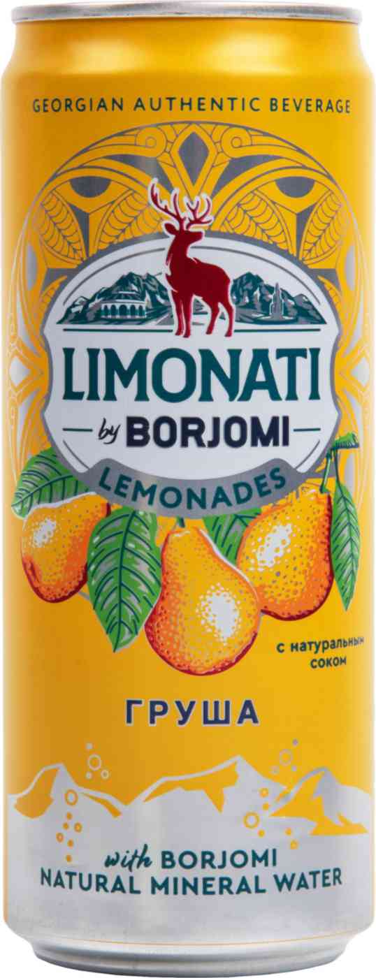 Лимонад грузинский Limonati by Borjomi Груша