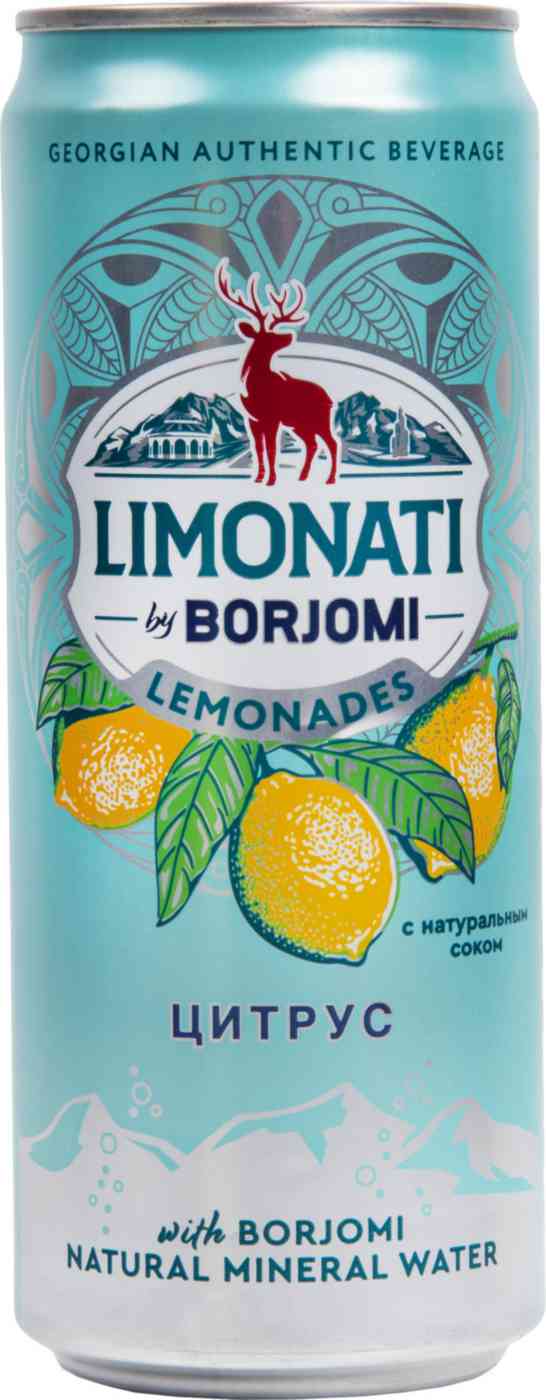Лимонад грузинский Limonati by Borjomi Цитрус