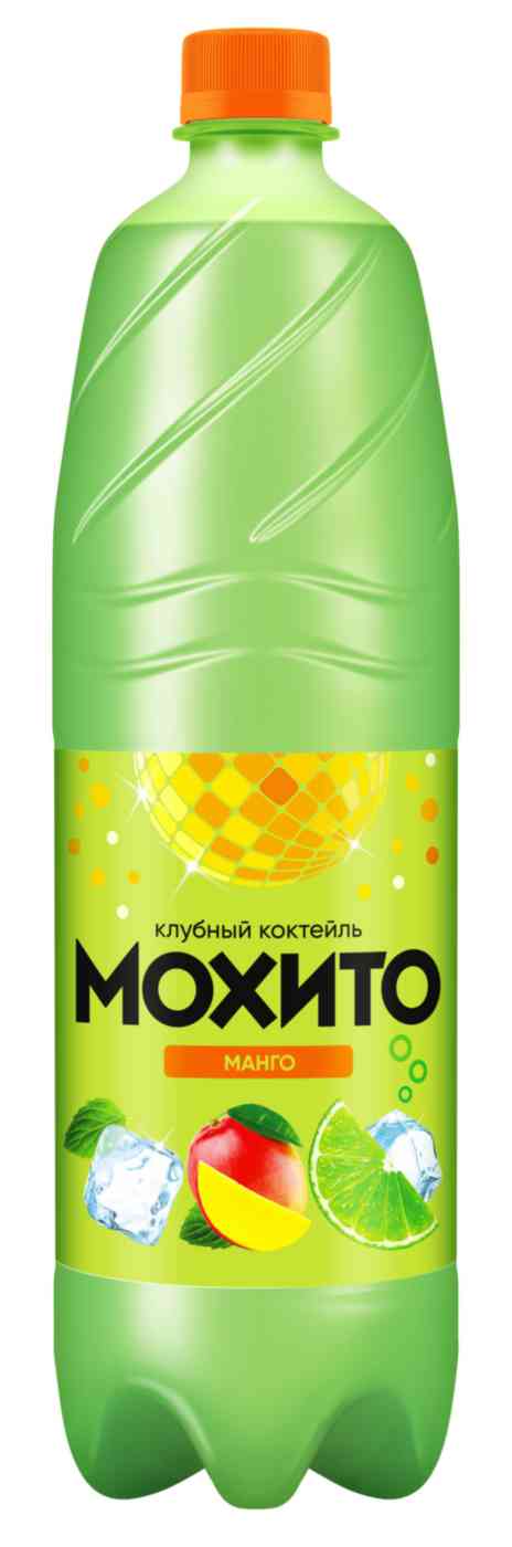 Клубный коктейль Мохито Манго газированный безалкогольный