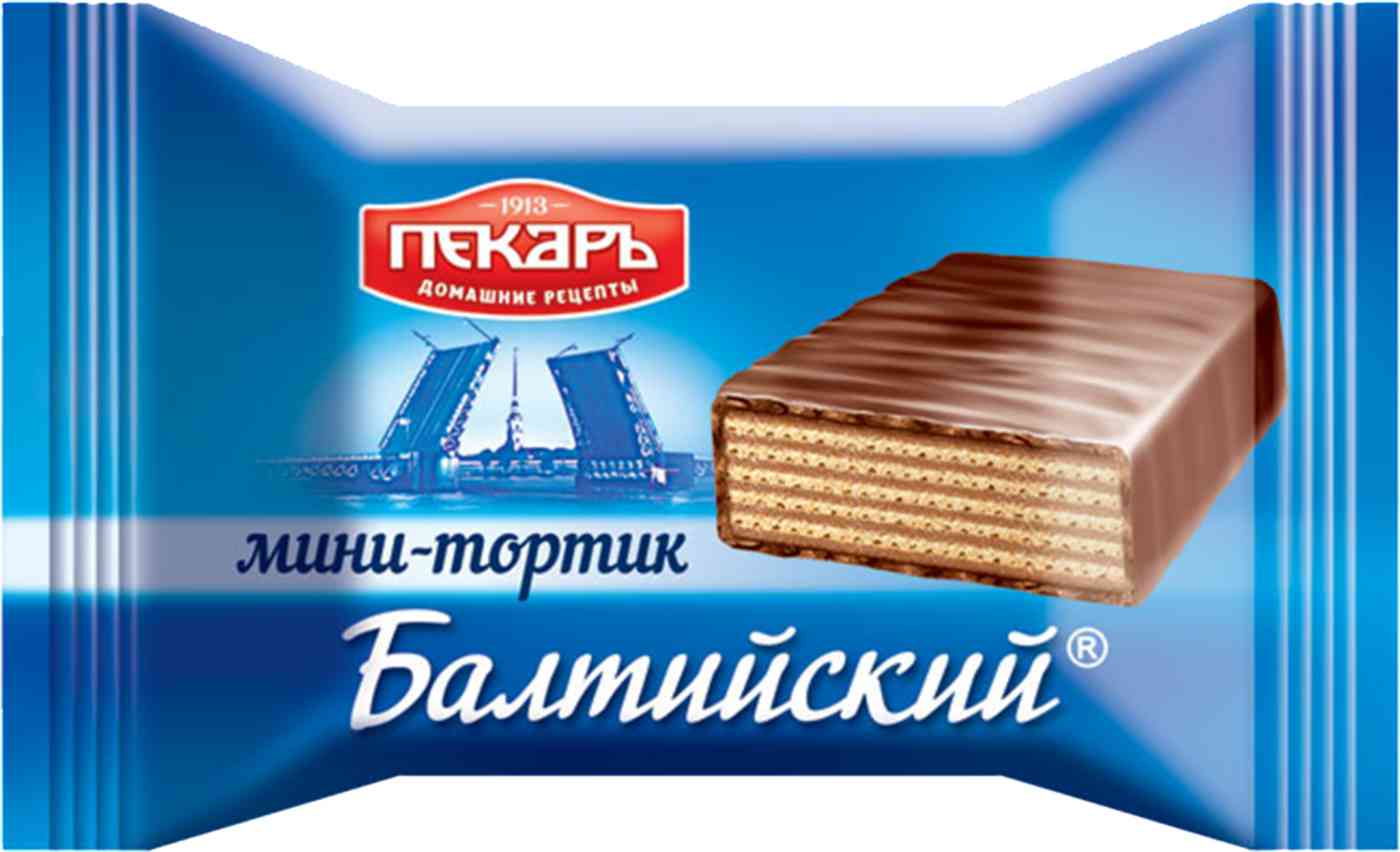 Конфеты вафельные Пекарь Балтийский мини-тортик