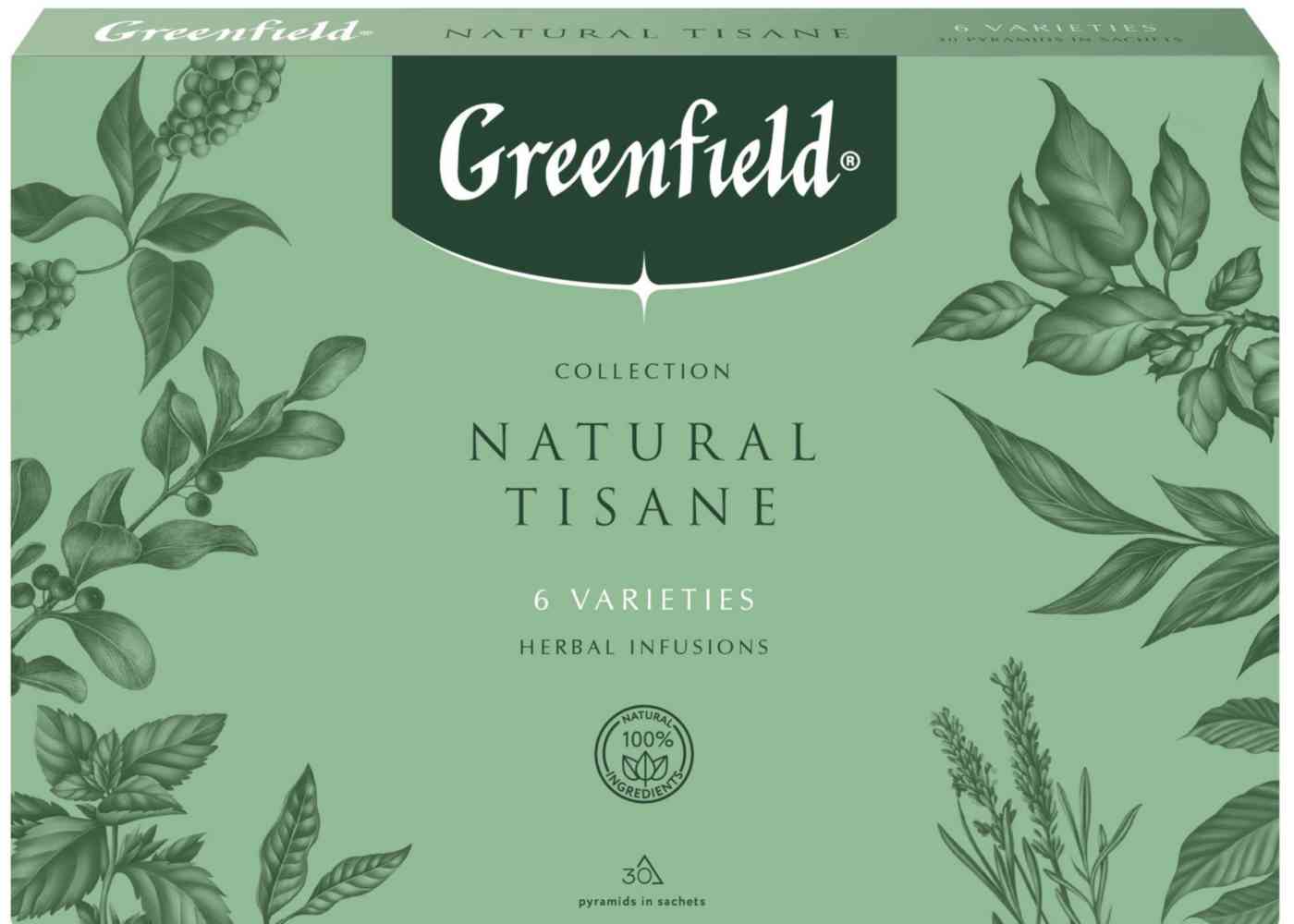 Набор  Greenfield Tisane Ассорти изысканная коллекция чая