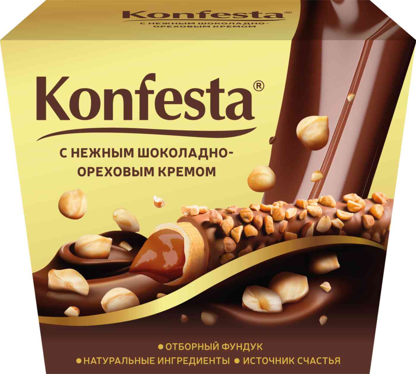 Набор конфет Konfesta с шоколадно-ореховым кремом