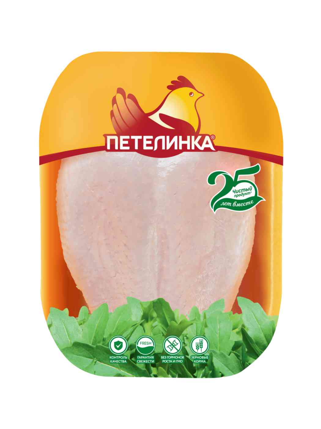 Грудка куриная охлажденная Петелинка без кожи уп
