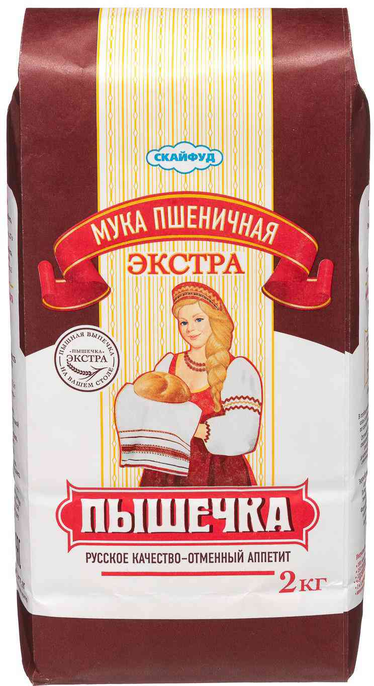 Мука пшеничная Пышечка Экстра