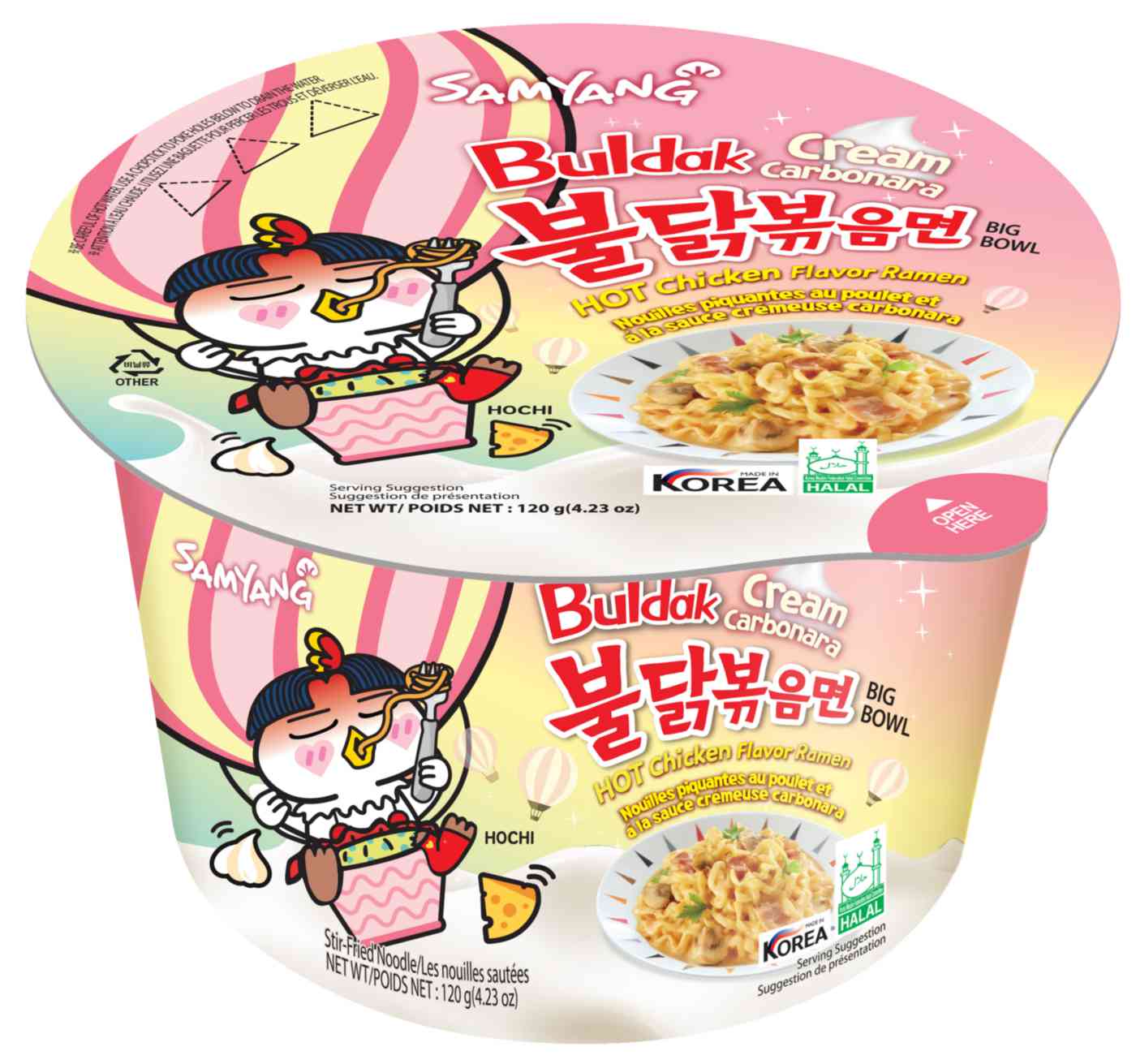 Лапша быстрого приготовления Samyang Курица-карбонара