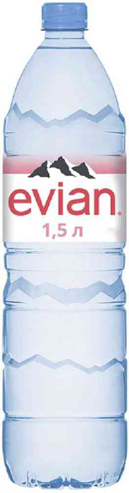 Вода минеральная Evian без газа