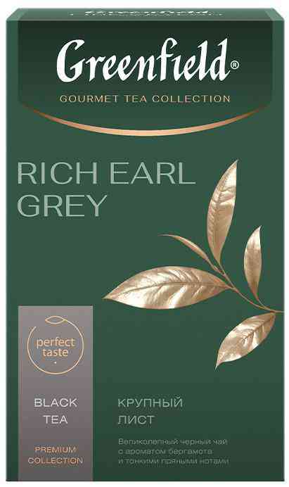 Чай черный Greenfield Rich Earl Grey