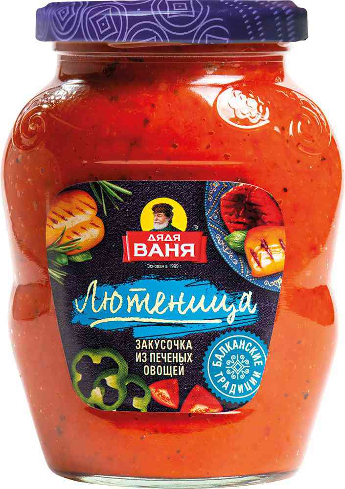 Закуска овощная Дядя Ваня Лютеница