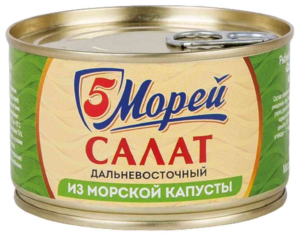 Салат из морской капусты 5 Морей