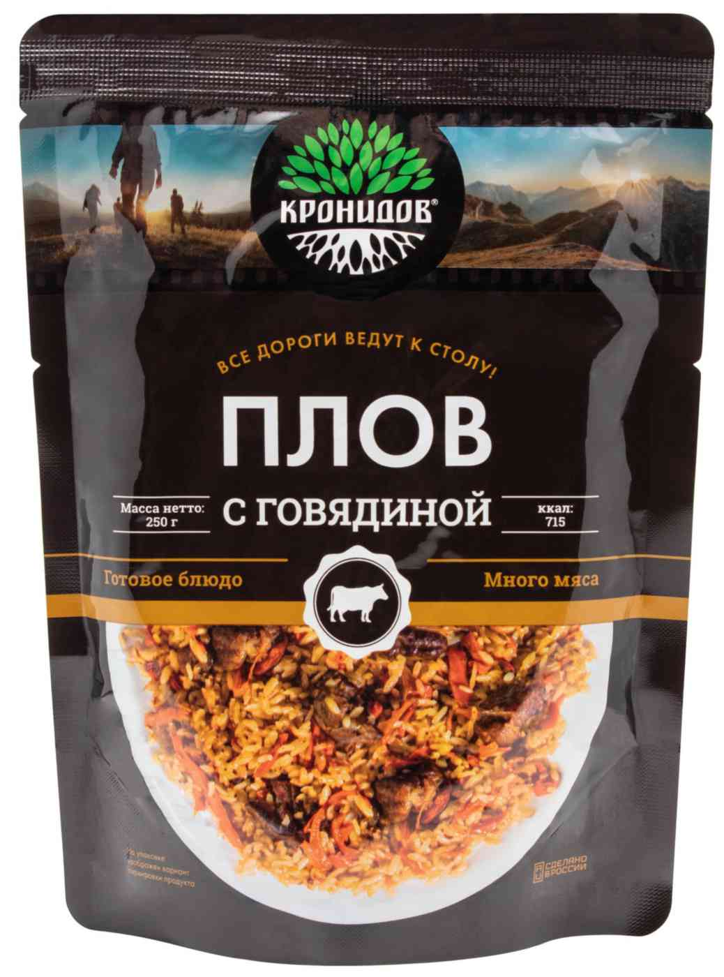 Готовое блюдо Кронидов Плов с говядиной