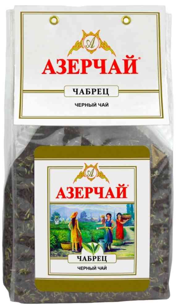 Чай чёрный Азерчай с чабрецом