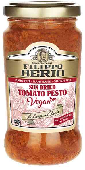 Соус Песто Filippo Berio Vegan с вялеными томатами