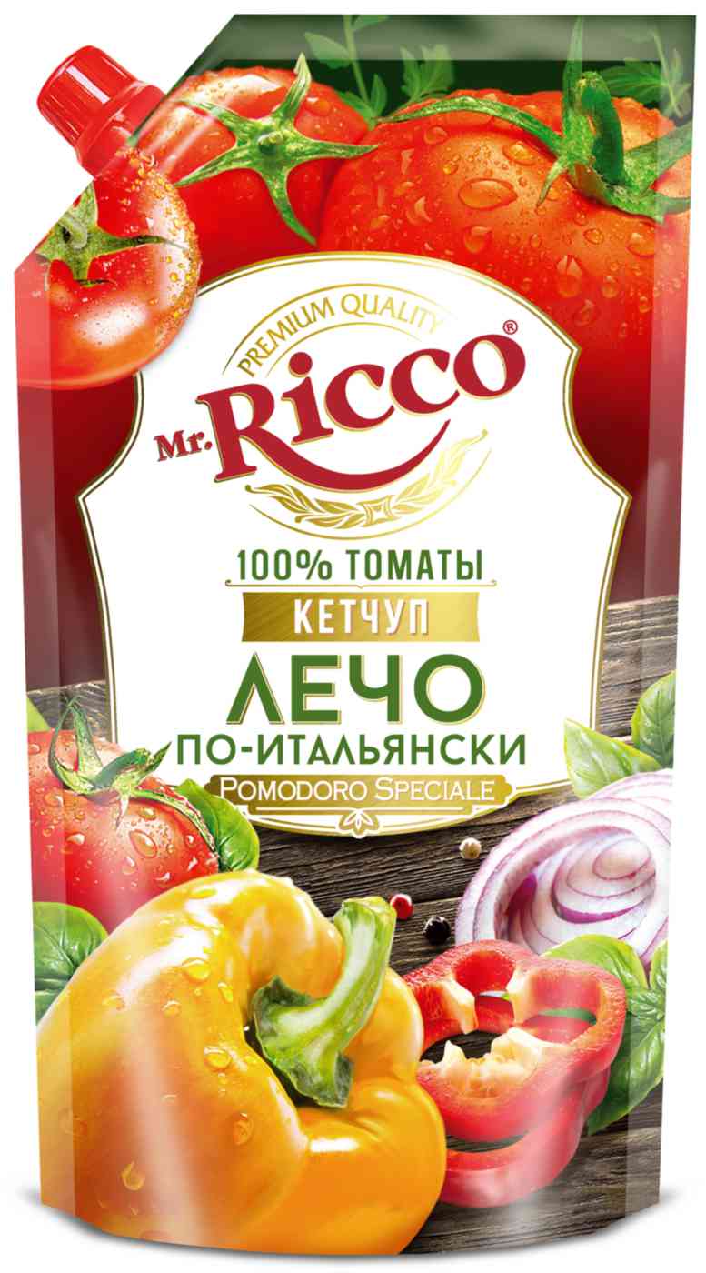Кетчуп томатный Mr. Ricco лечо по-итальянски