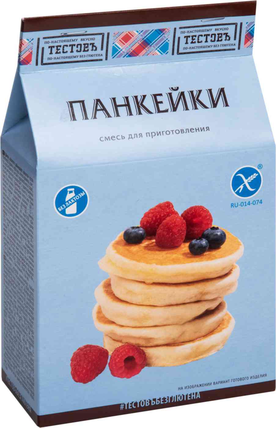 Смесь для выпечки Тестовъ Панкейки без глютена