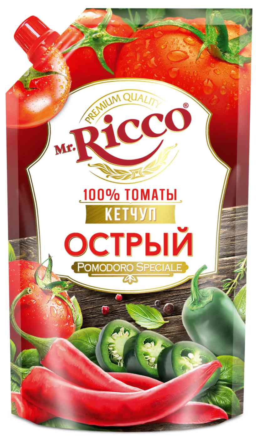 Кетчуп томатный Mr. Ricco острый