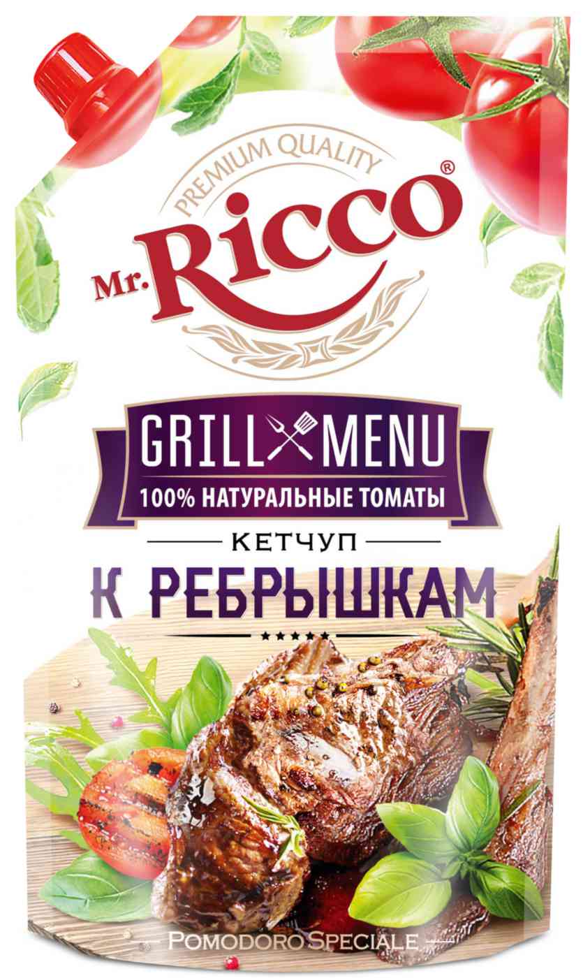 Кетчуп томатный Mr. Ricco к ребрышкам
