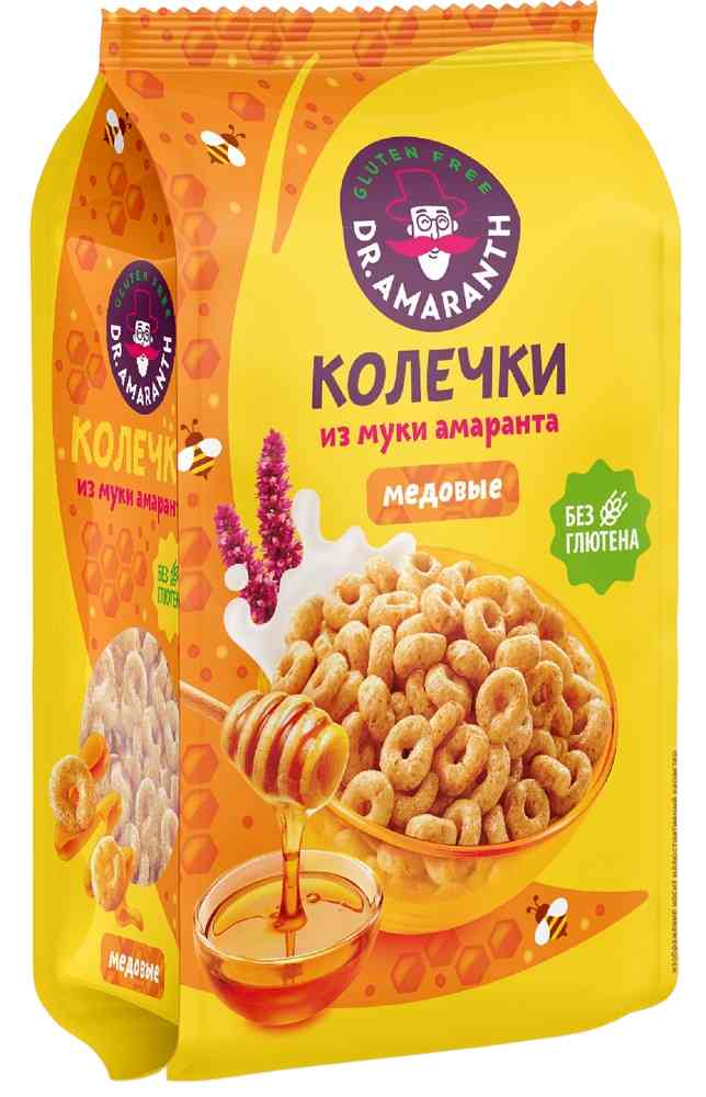 Колечки медовые из муки амаранта Dr. Amaranth