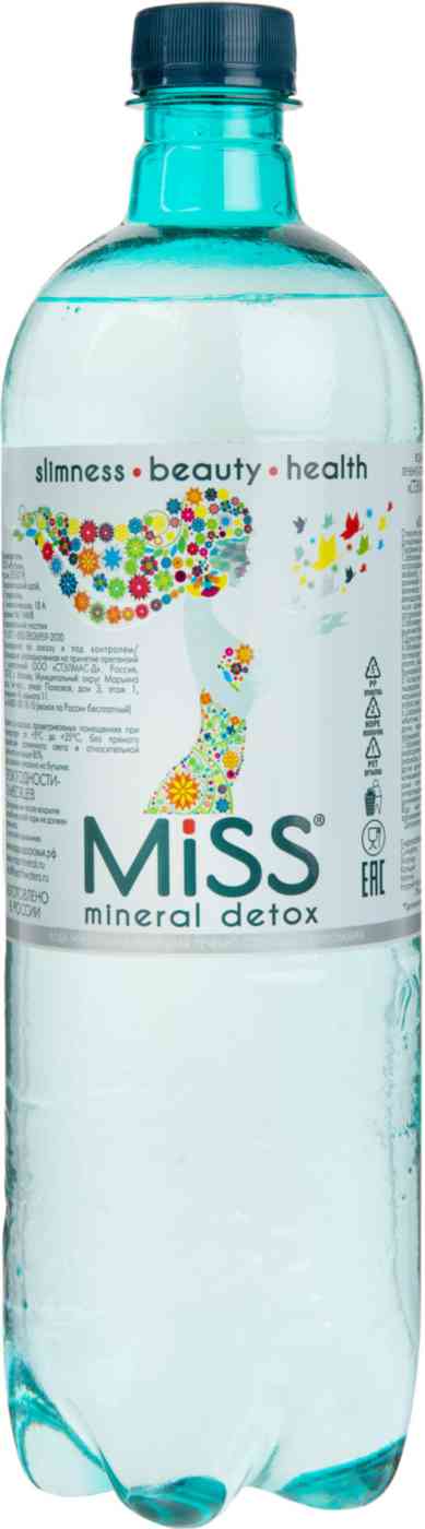 Вода минеральная Stelmas Miss Mineral detox газированная